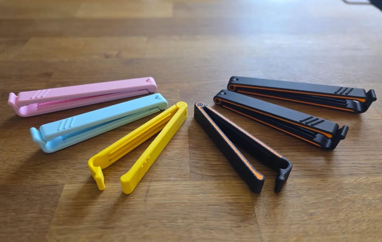 3d printed useful gadgets_3d printed bag clip